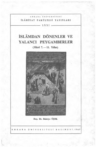 İslamdan Dönenler ve Yalancı Peygamberler Hicri 7. - 11. Yıllar