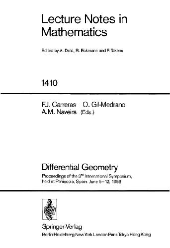 Differential Geometry