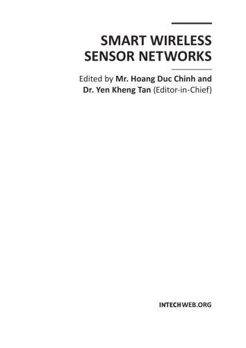 Smart Wireless Sensor Networks