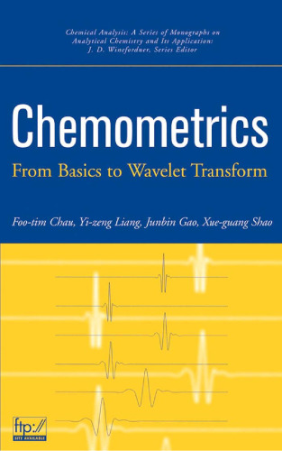 Chemometrics: From Basics to Wavelet Transform