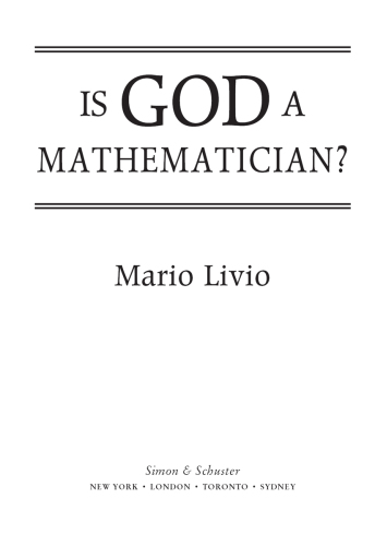 Is God a Mathematician?