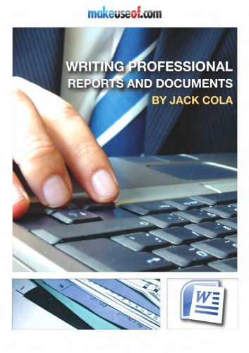 How To Create Professional Reports & Docs on Word