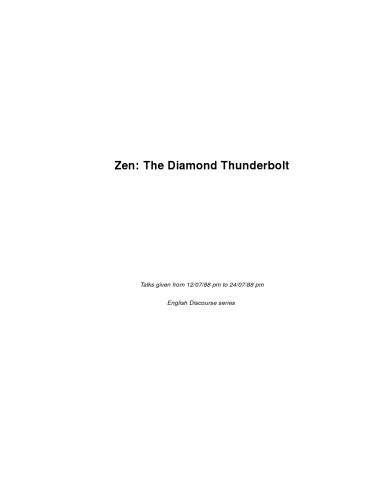 Zen: The Diamond Thunderbolt