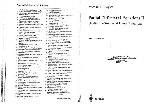 Partial Differential Equations