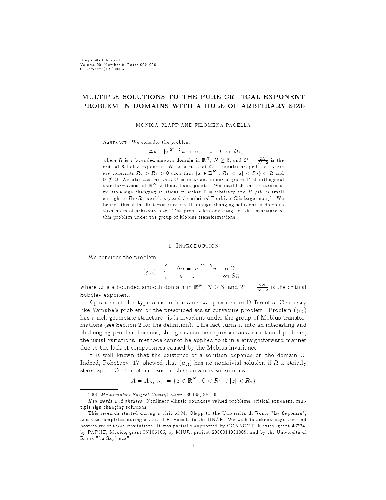 Multiple solutions to the pure critical exponent problem in domains with a hole of arbitrary size