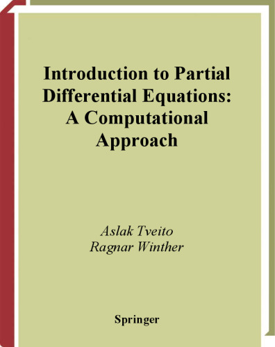 Introduction to Partial Differential Equations: A Computational Approach