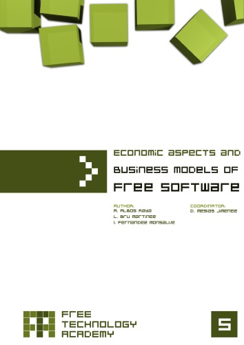 Economic aspects and business models of Free Software