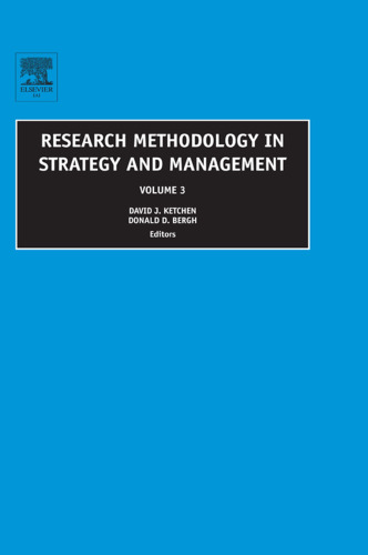 Research Methodology in Strategy and Management, Volume 3 (Research Methodology in Strategy and Management)