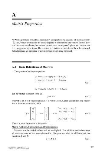 Optimal Estimation of Dynamic Systems