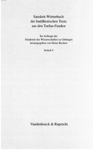 Sanskrit-Texte aus dem buddhistischen Kanon: Neuentdeckungen und Neueditionen: Vierte Folge (SANSKRIT-WORTERBUCH   BEIHEFTE)