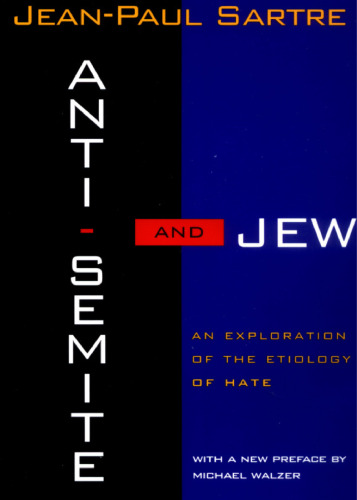 Anti-Semite and Jew: An Exploration of the Etiology of Hate