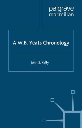 A W.B. Yeats chronology