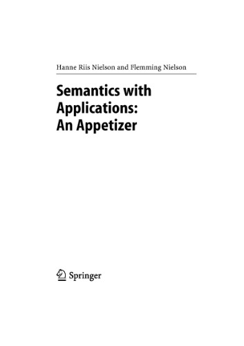 Semantics with applications: an appetizer