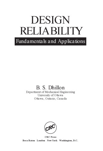 Design Reliability: Fundamentals and Applications