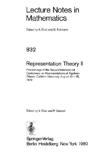 Representation Theory II