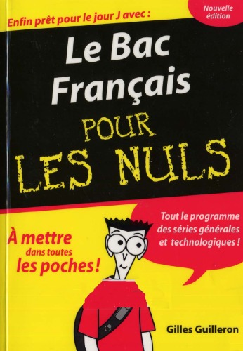 Le Bac Français 2009 pour les nuls