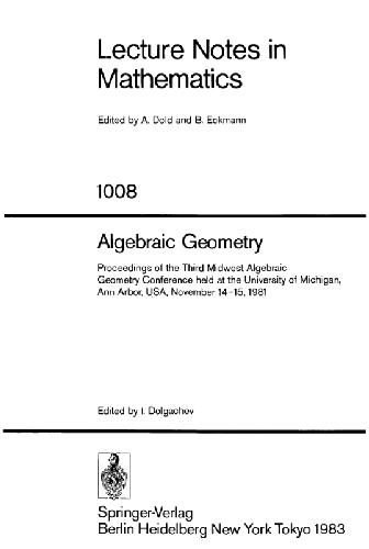 Algebraic Geometry