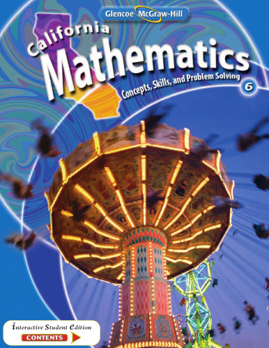 California Mathematics: Concepts, Skills, and Problem Solving, Grade 6