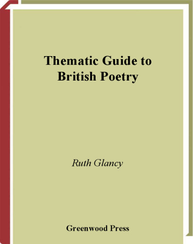 Thematic Guide to British Poetry