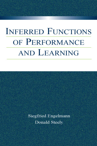 Inferred Functions of Performance and Learning