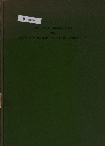 Doll Play of Pilaga Indian Children: An Experimental and Field Analysis of the Behavior of the Pilaga Indian Children: Research Monograph No. 4