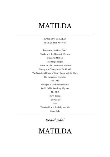 Matilda