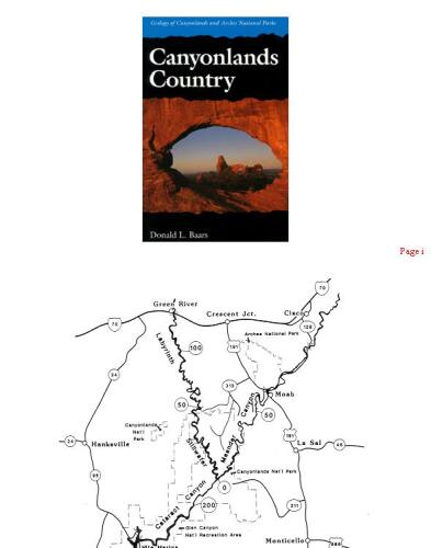 Canyonlands Country: Geology of Canyonlands and Arches National Parks