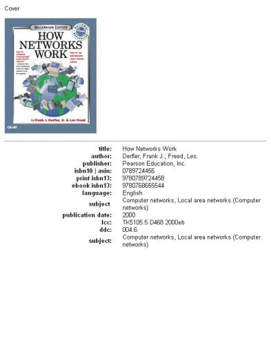 How Networks Work Millennium Edition