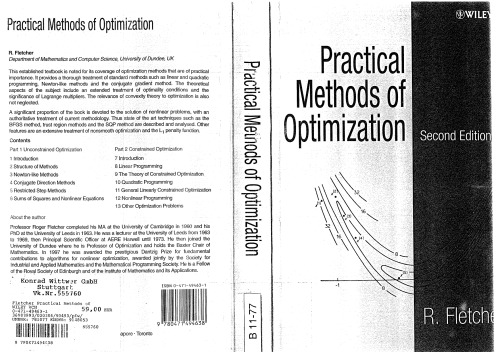 Practical Methods of Optimization