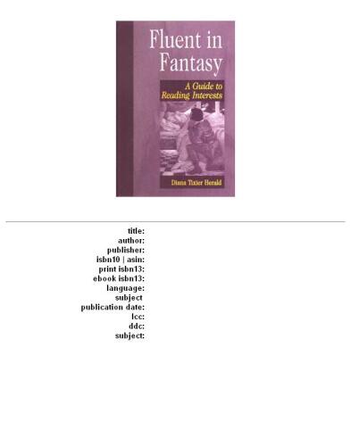 Fluent in Fantasy: A Guide to Reading Interests