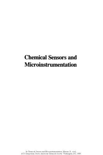 Chemical Sensors and Microinstrumentation