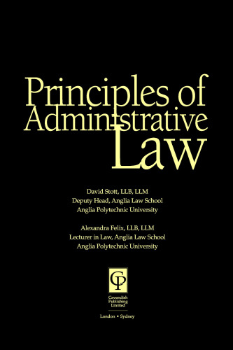 Principles Of Administrative Law