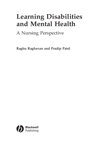 Learning Disabilities and Mental Health: A Nursing Perspective