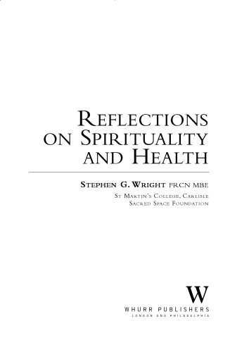 Reflections on Spirituality and Health