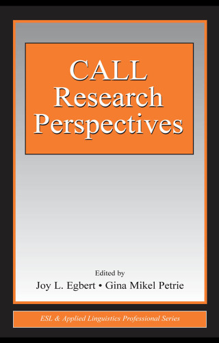 Call Research Perspectives (Esl and Applied Linguistics Professional Series.) (Esl and Applied Linguistics Professional Series.)