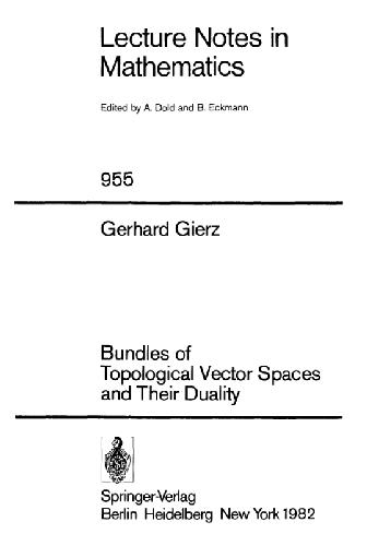 Bundles of Topological Vector Spaces and Their Duality