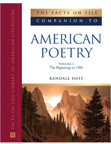 The Facts on File Companion to American Poetry (Facts on File Companion to Literature)