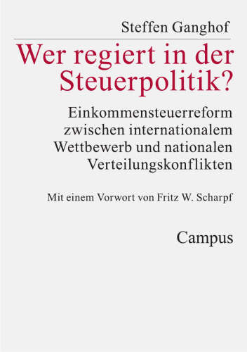 Wer regiert in der Steuerpolitik?