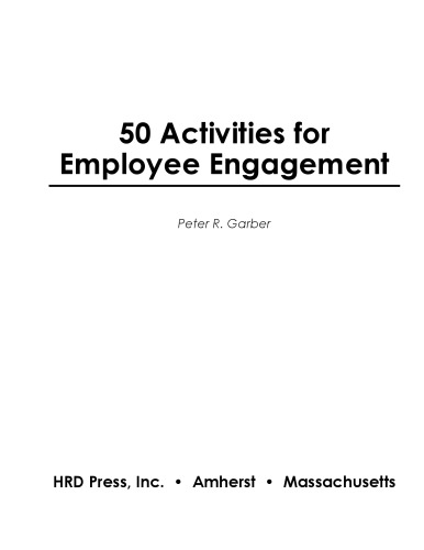 50 Activities for Employee Engagement