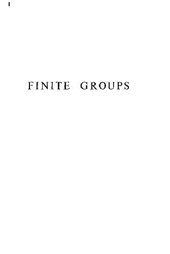 Finite Groups