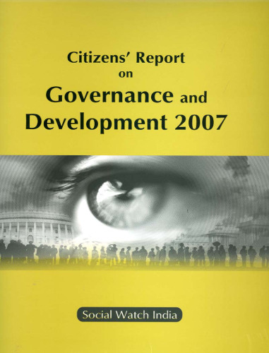 Citizens' Report on Governance and Development 2007