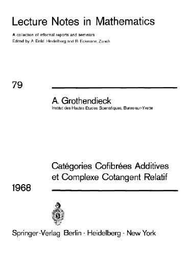 Categories Cofibrees Additives et Complexe Cotangent Relatif