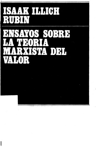 Ensayos sobre la teoría marxista del valor