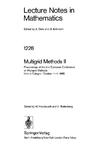 Multigrid Methods II