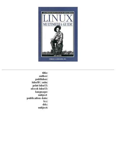 Linux Multimedia Guide