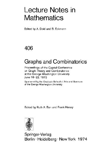 Graphs and combinatorics; proceedings