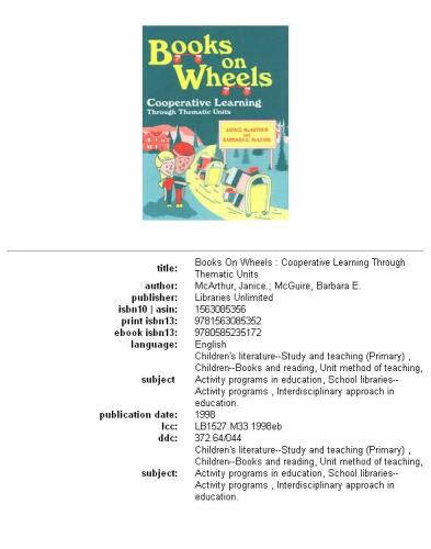 Books on Wheels: Cooperative Learning Through Thematic Units