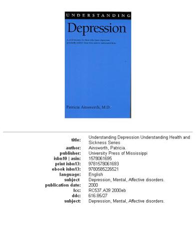 Understanding Depression