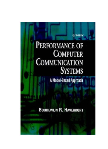 Performance of computer communication systems: a model-based approach