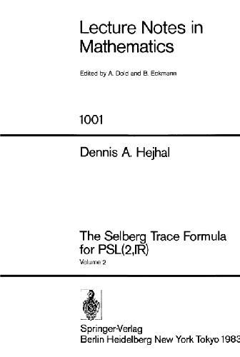 The Selberg Trace Formula for PSL(2,R) (volume 2)